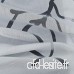 Joyswahl Voile Store Bateau Transparent à œillets avec Crochet de Suspension sans perçage  Polyester  Äste  BxH 80x140cm - B07QS622HL